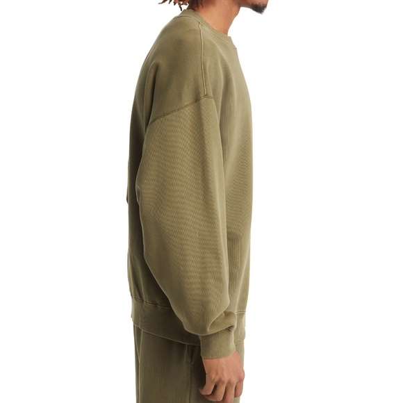 Elwood Core Oversized Sweatshirt Men Women Unisex Size M Vintage Green Baggy NWT - Picture 6 of 10